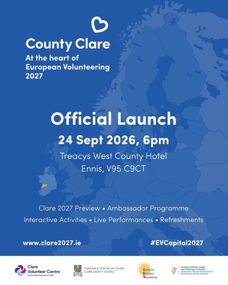 Clare volunteers ready to take centre stage in 2027